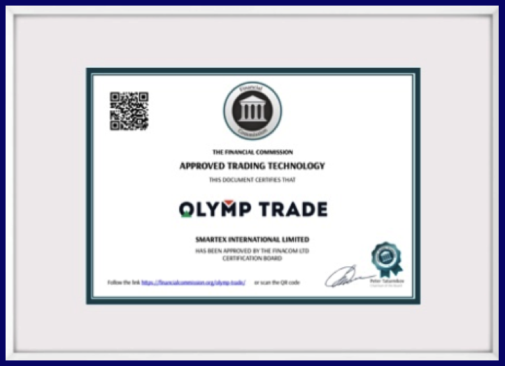 Olymptrade License